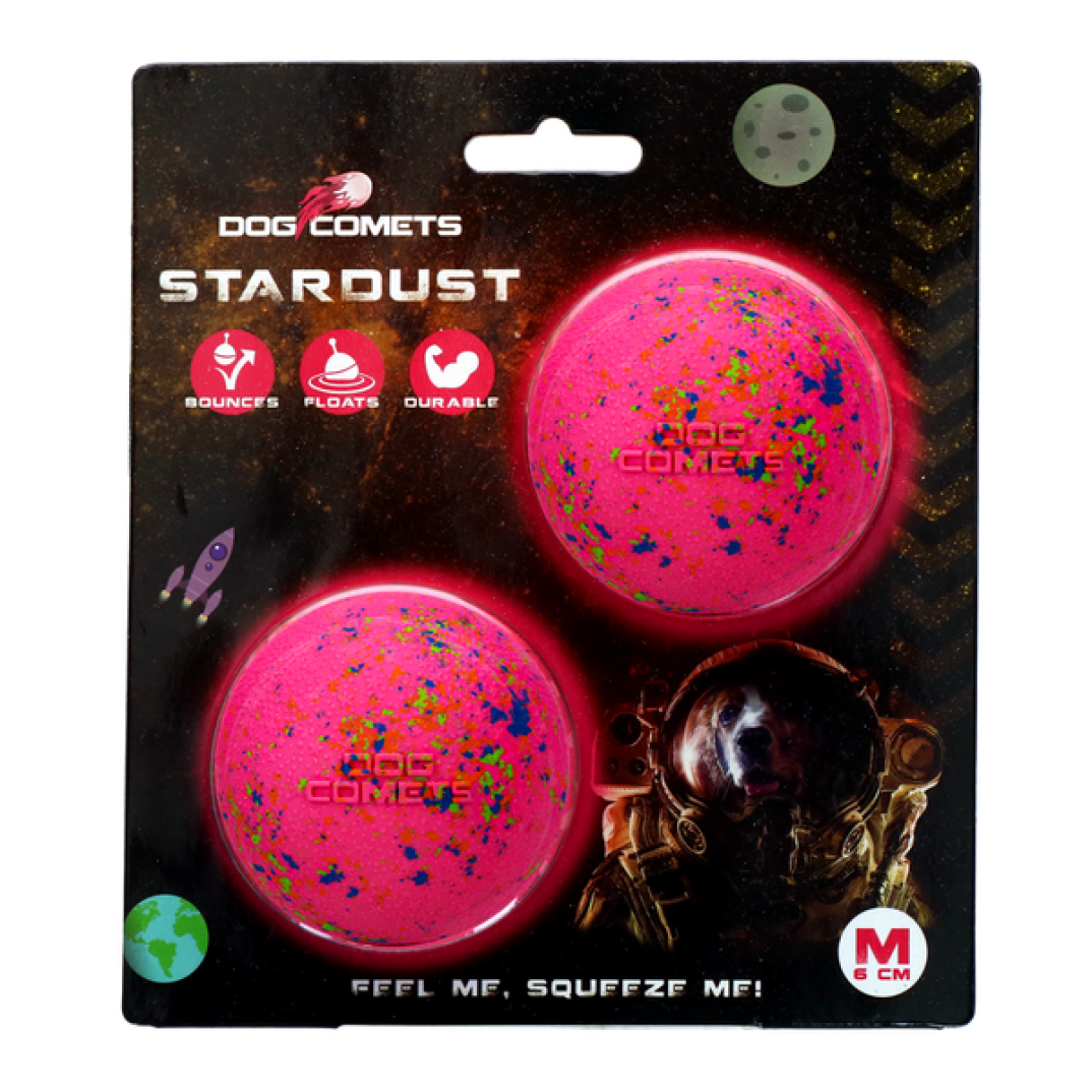 Dog Comets Stardust Roze M 2-Pack