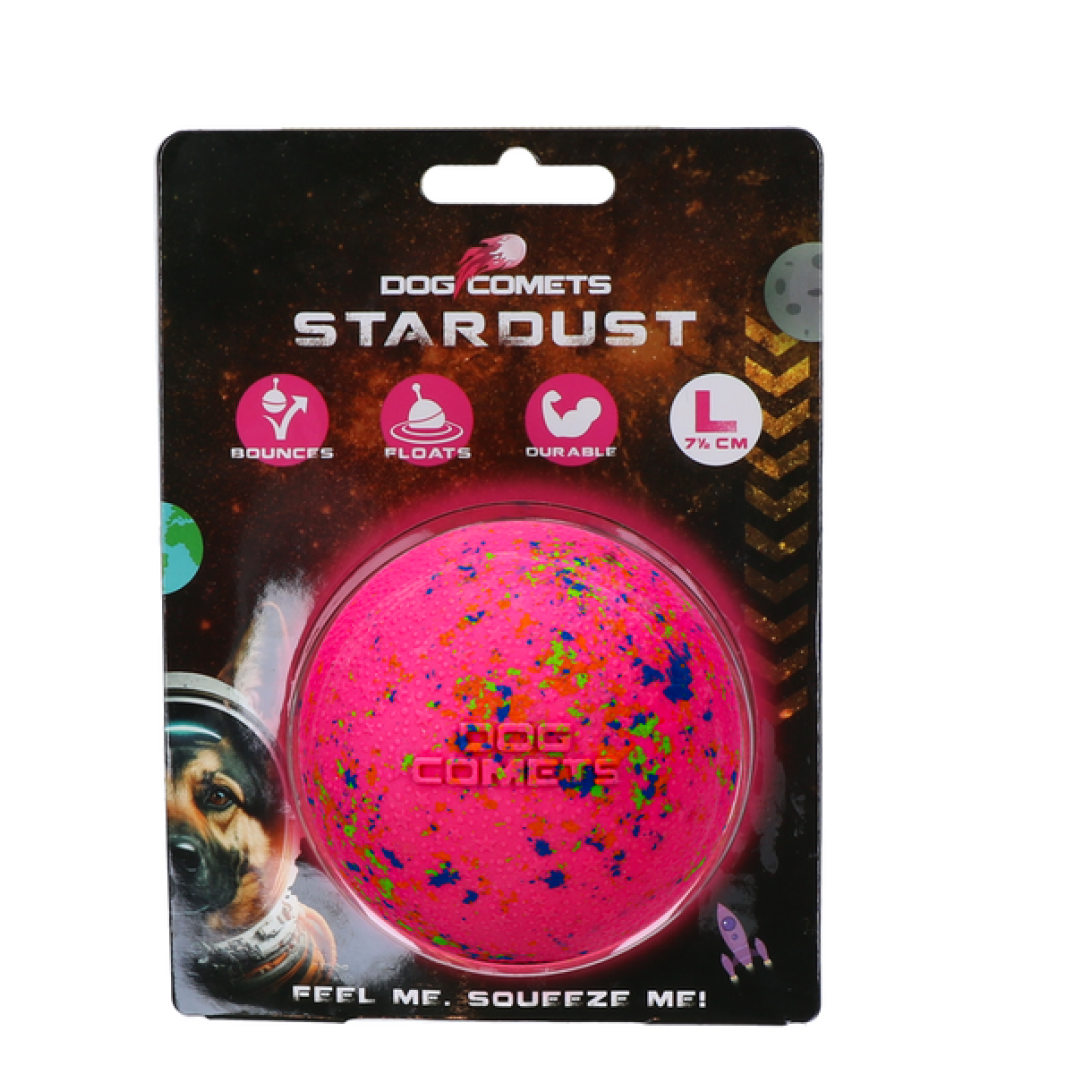 Dog Comets Stardust Roze L