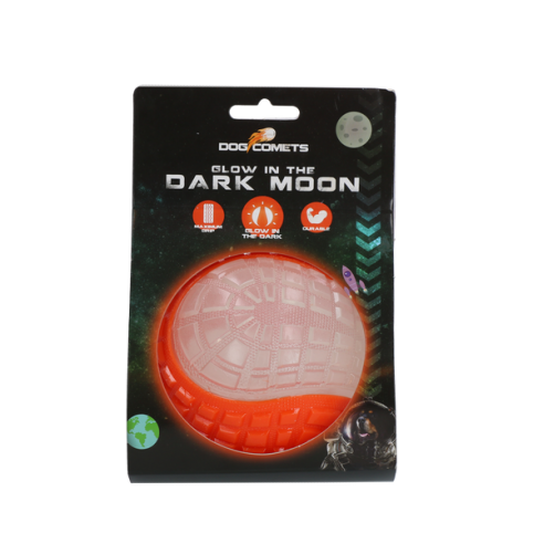 Dog Comets Glow In The Dark Moon Bal L Oranje