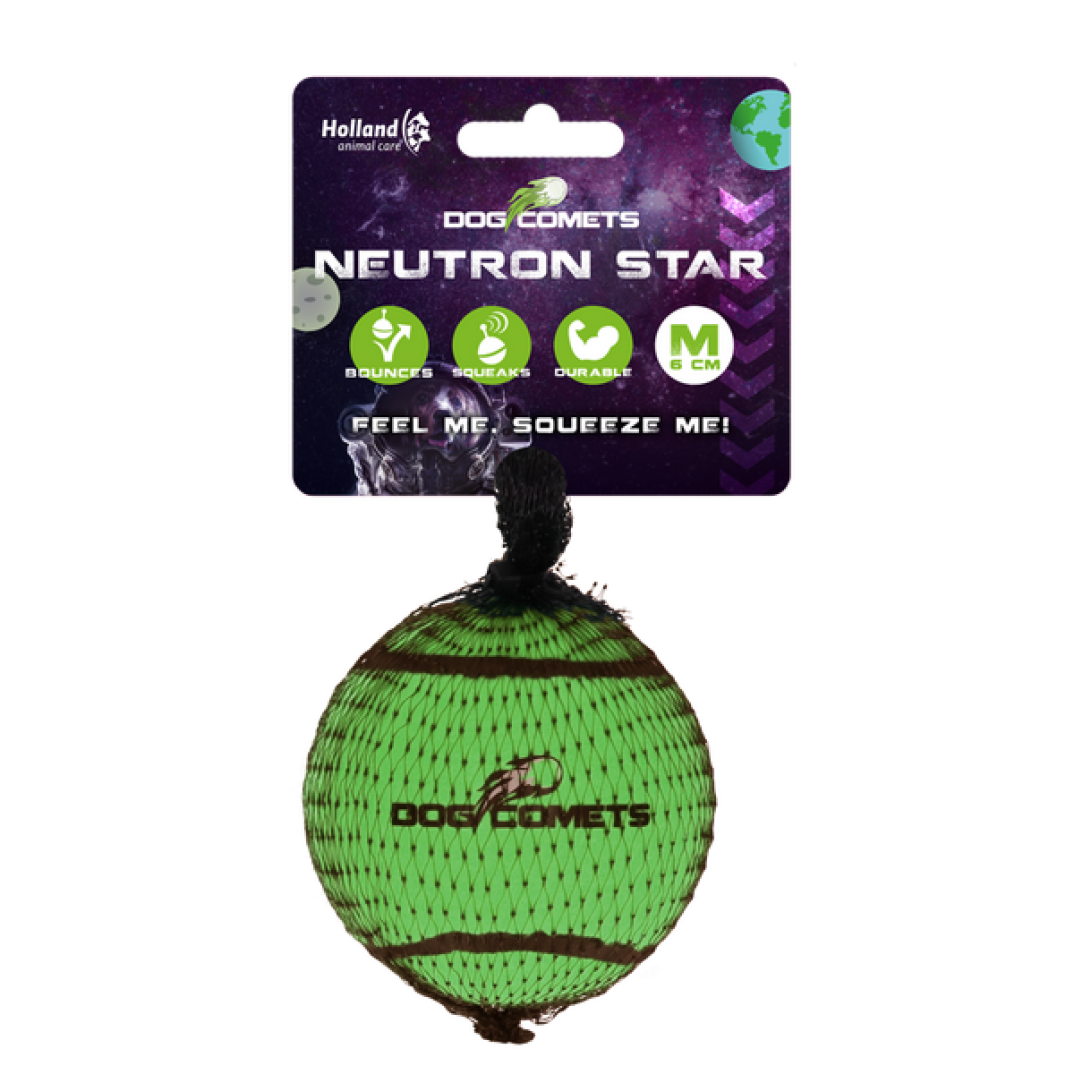 Dog Comets Neutron Star Tennisbal Met Pieper M Groen