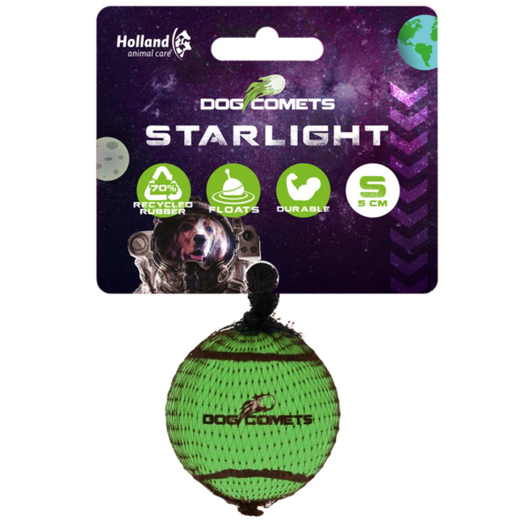 Dog Comets Starlight Tennisbal S Groen