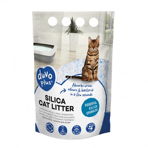 Duvo Premium silica kattenbakvulling 5L 