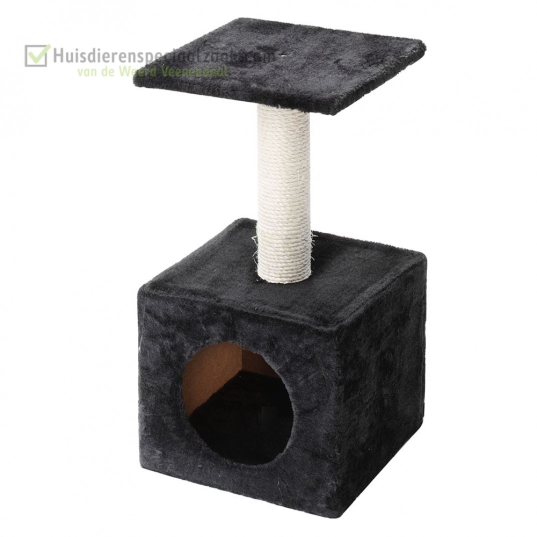 Ebi Krabpaal classic abey, ligplek en paal in de kleur zwart