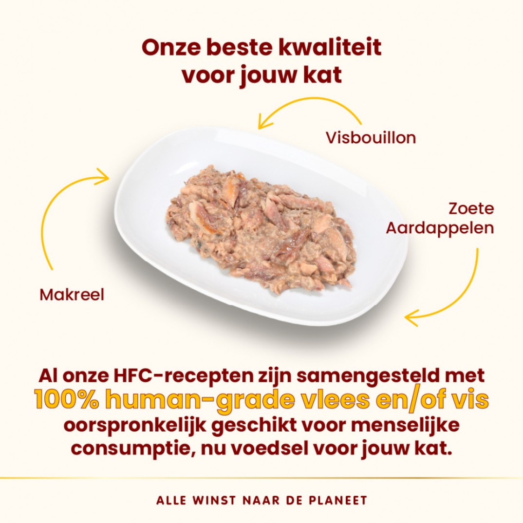 Almo Nature HFC graanvrij makreelenaardappelen Almo Nature HFC graanvrij makreelenaardappelen