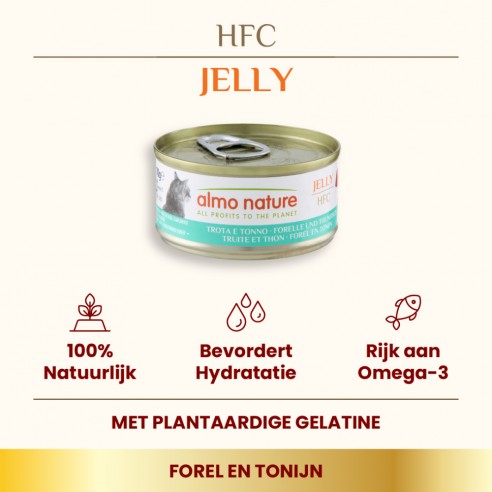 Almo Nature HFC jelly forel/tonijn Almo Nature HFC jelly forel/tonijn