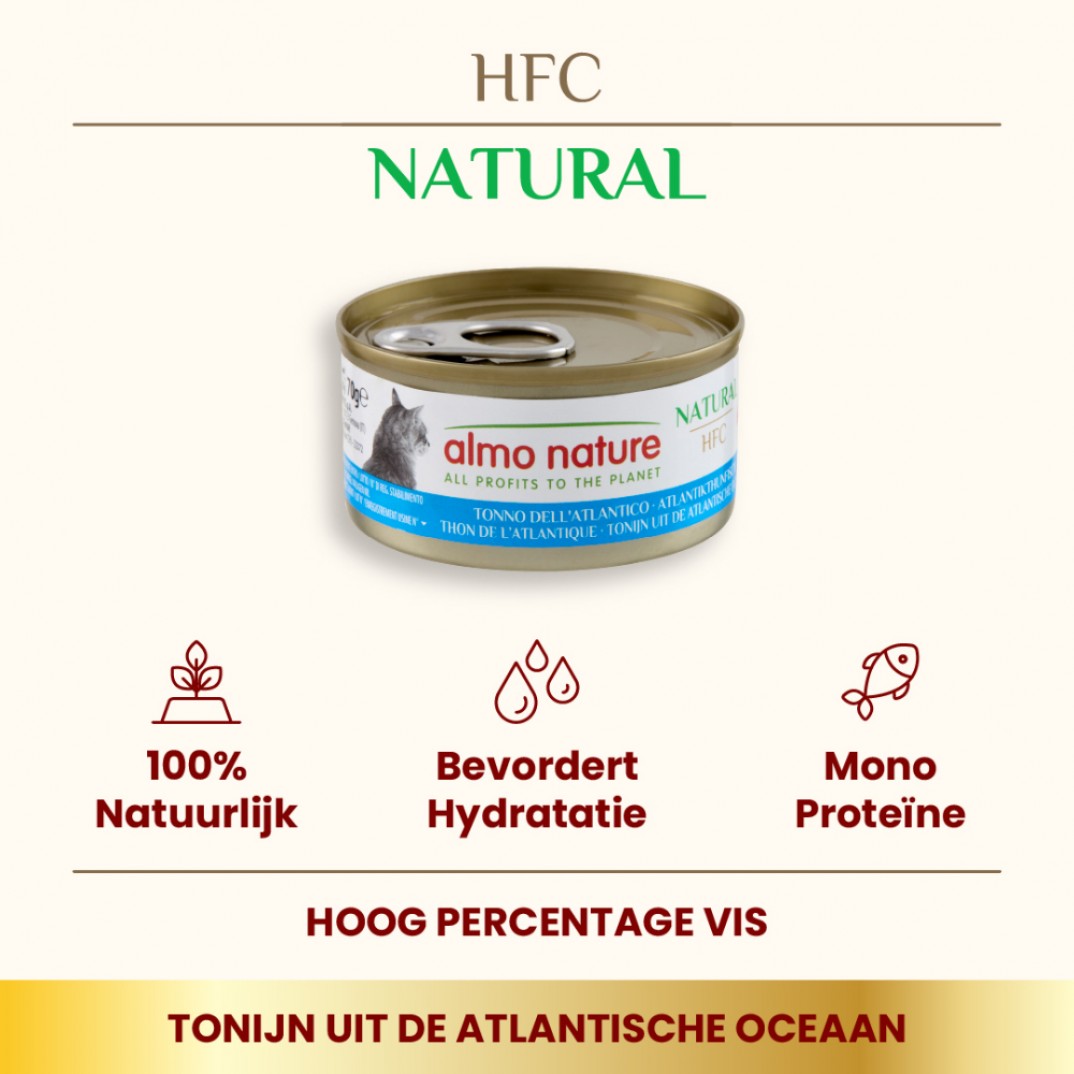 Almo Nature HFC atlantische tonijn Almo Nature HFC atlantische tonijn