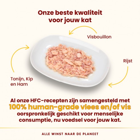 Almo Nature HFC cuisine tonijn/kip/ham Almo Nature HFC cuisine tonijn/kip/ham