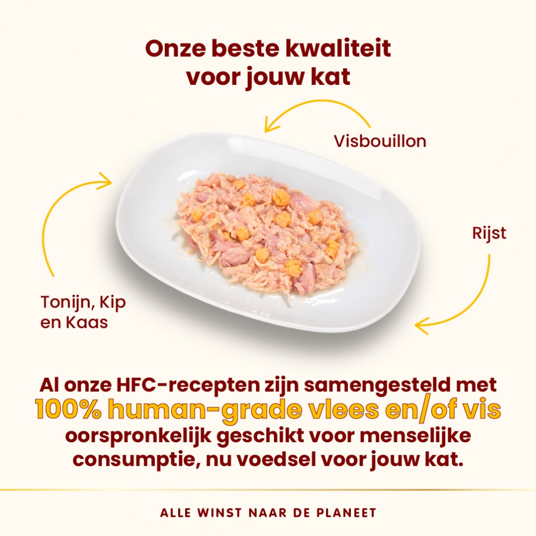 Almo Nature HFC tonijnenkipenkaas Almo Nature HFC tonijnenkipenkaas