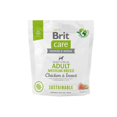 Brit Care Dog Sustainable Adult Medium Breed 1 kg