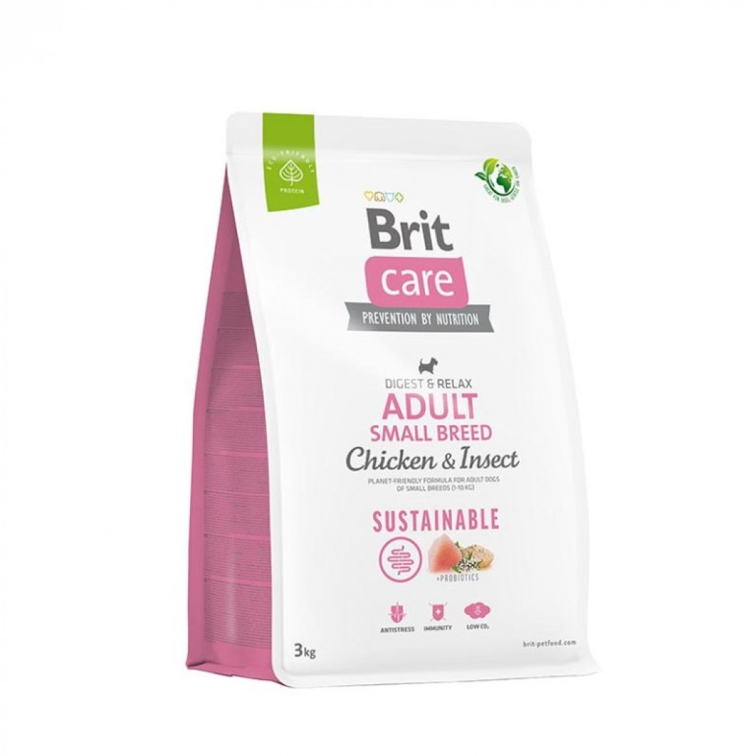 Brit Care Dog Sustainable Adult Small Breed 3 kg Brit Care Dog Sustainable Adult Small Breed 3 kg