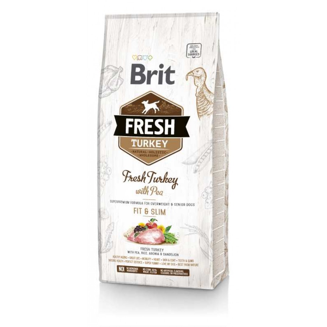 Brit Fresh Turkey with Pea Light Fit & Slim 12 kg