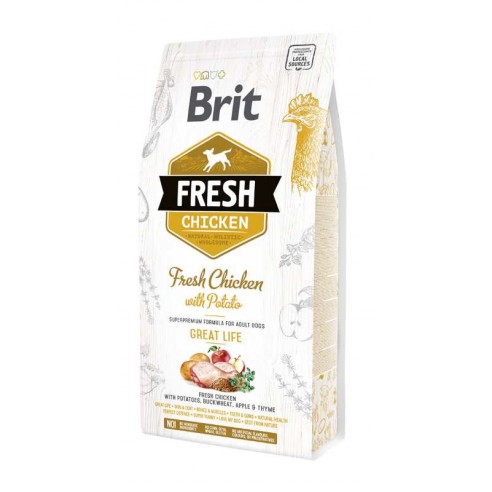 Brit Fresh Chicken with Potato Adult Great Life 2,5 kg