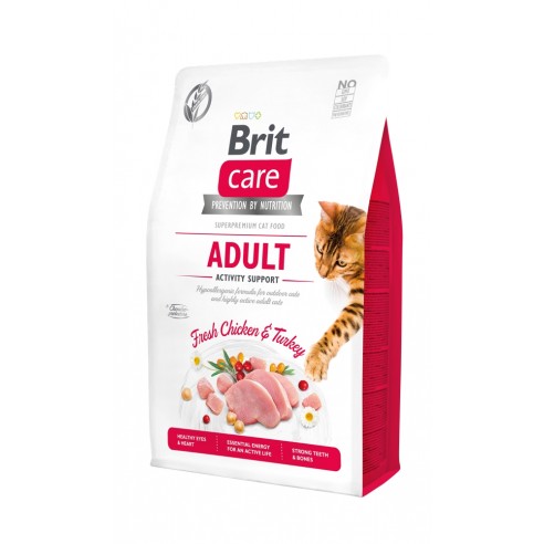 VERSPIL NIET, BESPAAR WEL NU MET KORTING: Brit Care Cat - Activity Support 7 kg THT 10-10