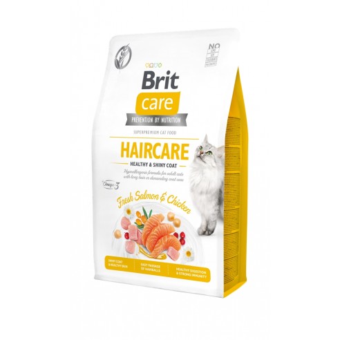 Brit Care Cat – Haircare Healthy & Shiny Coat  2kg
