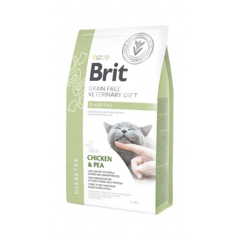 Brit Dierenartsvoeding Diabetes kat 2kg