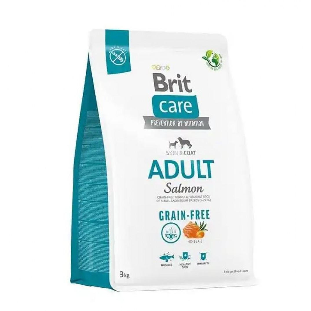 Brit Care Grain-free Adult Salmon hondenvoer verpakking
