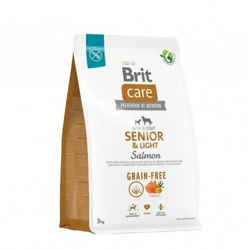 Brit Care Grain-free Senior en Light Salmon 3kg