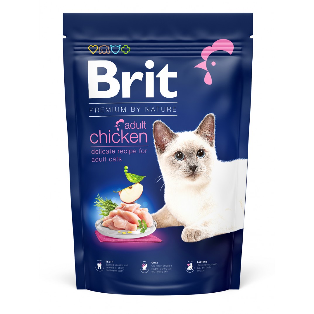 Brit Premium by Nature Cat - Adult Chicken 1.5kg