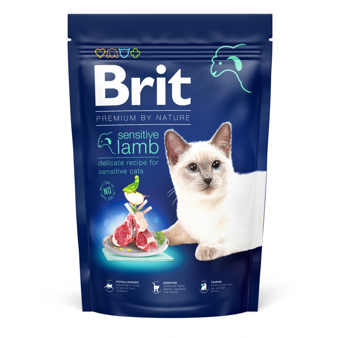 Brit Premium by Nature Cat - Sensitive Lamb 1.5kg