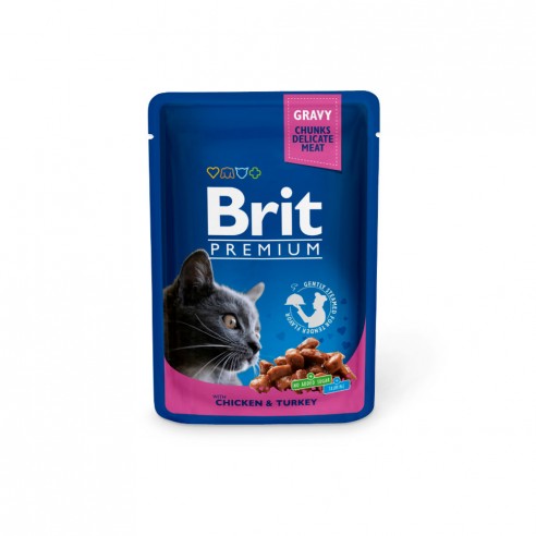 Brit Premium kat Pouche Chicken and Turkey