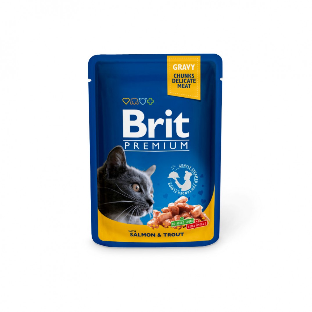 Brit Premium kat Pouche met Salmon & Trout