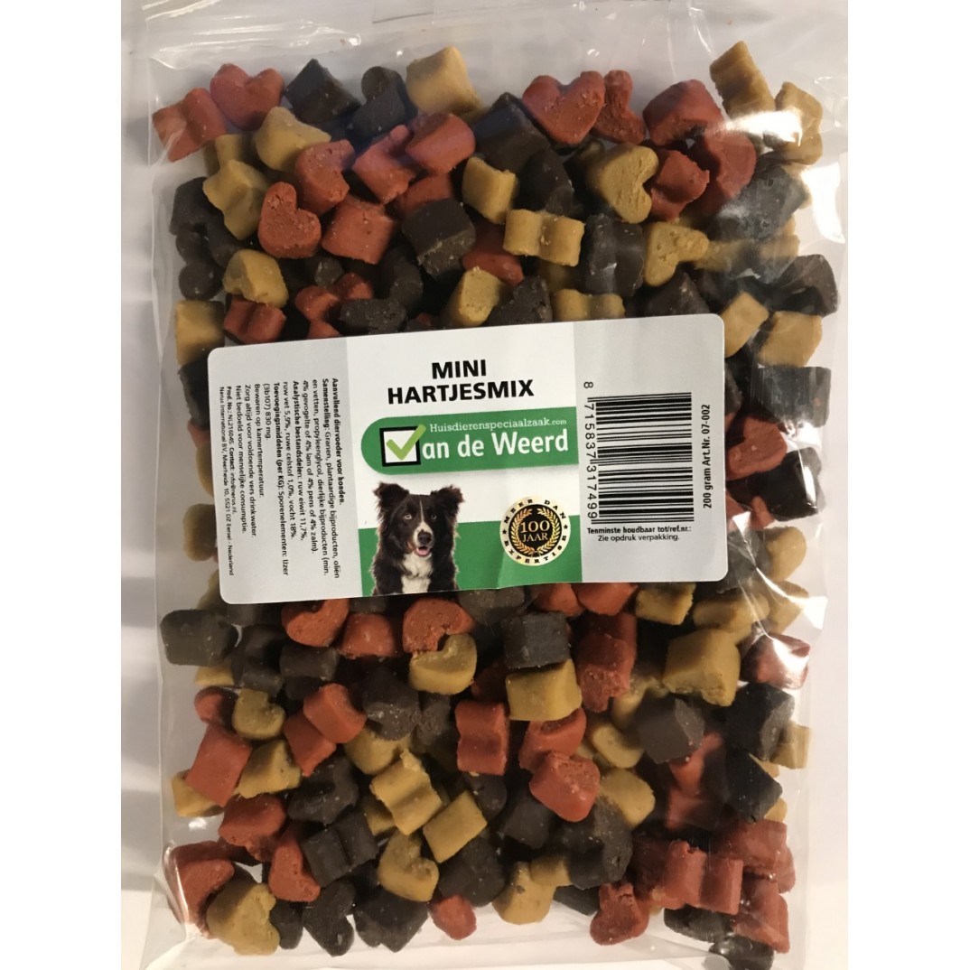 Huisdierenspeciaalzaak.com Mini Hartjesmix 200gr