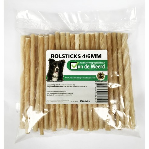 Van de Weerd - Rolsticks 4/6 mm zak 100 st
