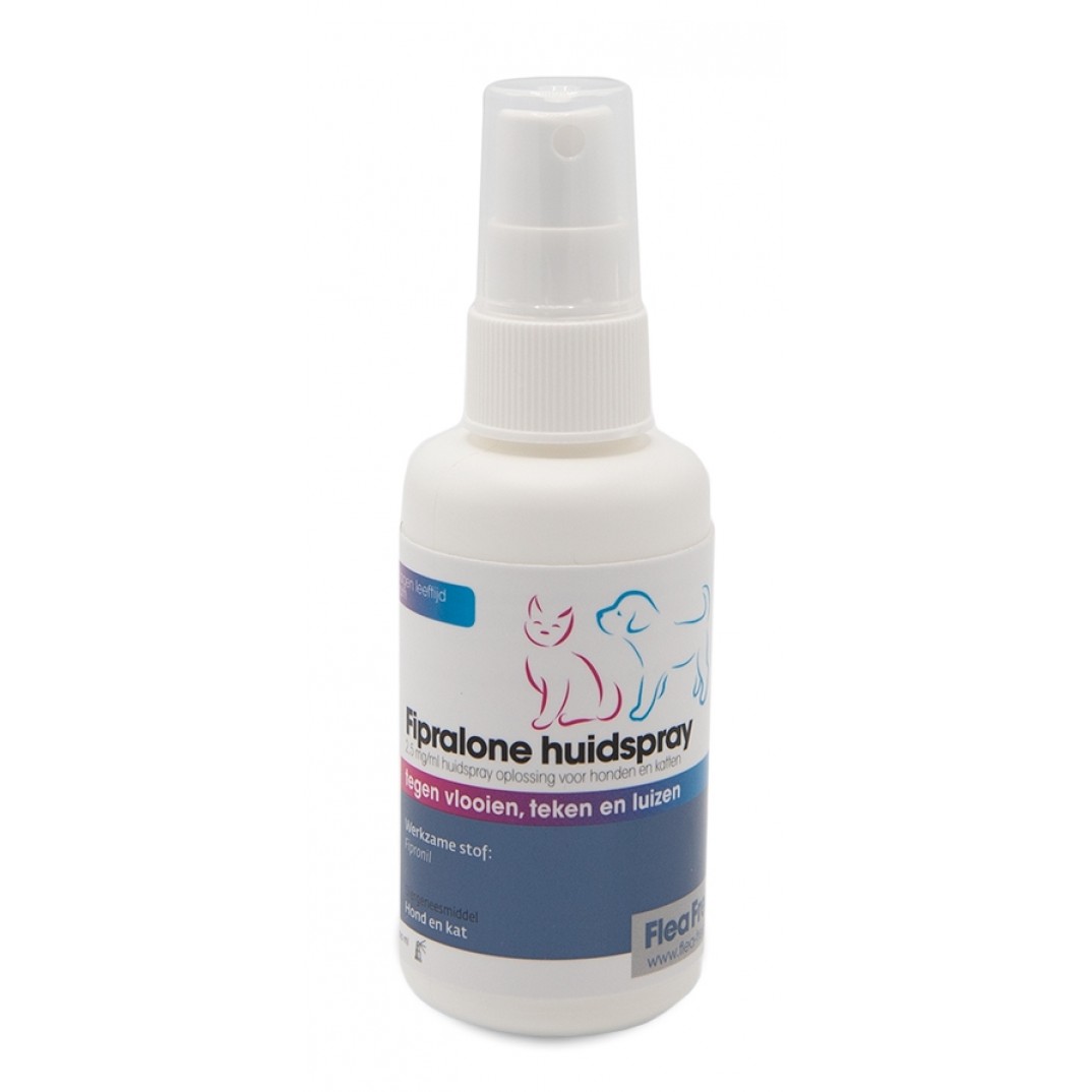 Flea Free Huidspray flacon 100 ml voor honden en katten