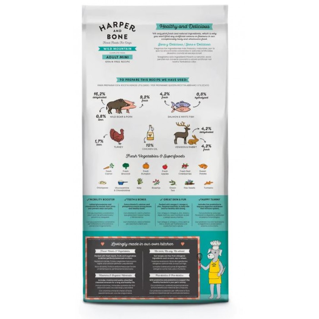 Harper and Bone Adult mini Wild mountain 10kg