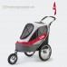 InnoPet Sporty Dog Trailer DeLuxe - Red/offwhite