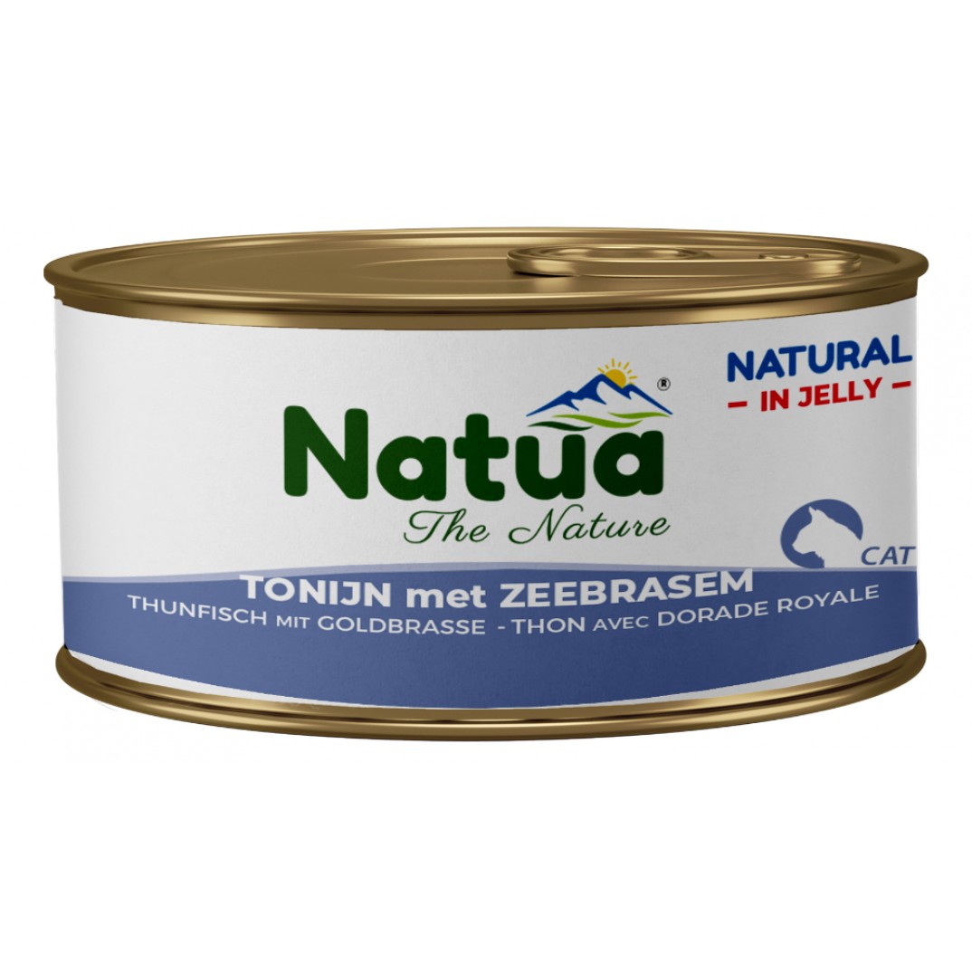 Natua natural jelly Tonijn met zeebasem 85 gram