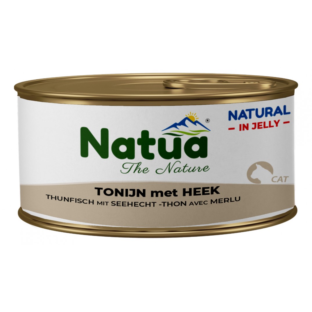 Natua natural jelly Tonijn met heek 85 gram