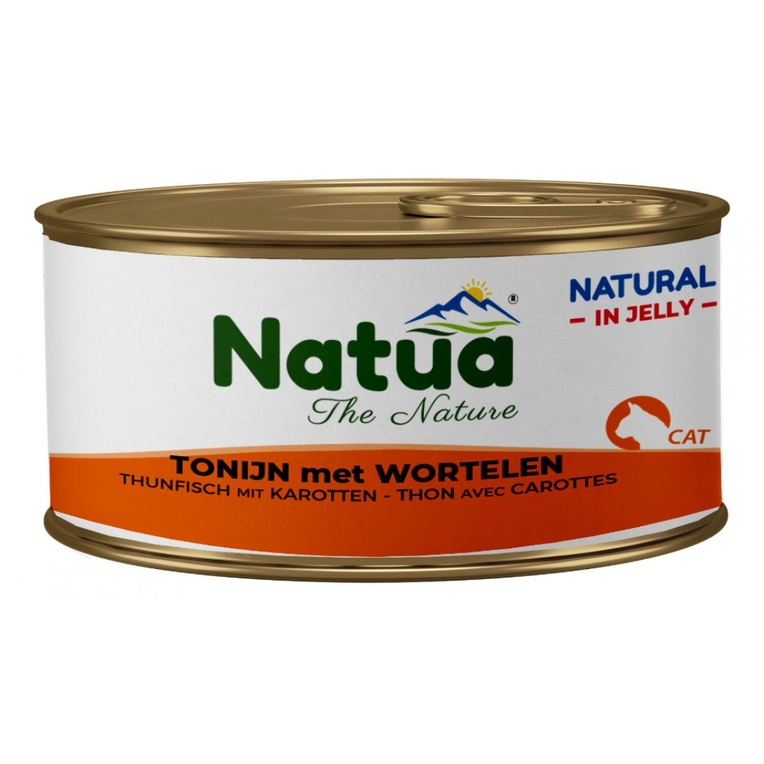 Natua natural jelly Tonijn met wortel 85 gram Natua natural jelly Tonijn met wortel 85 gram