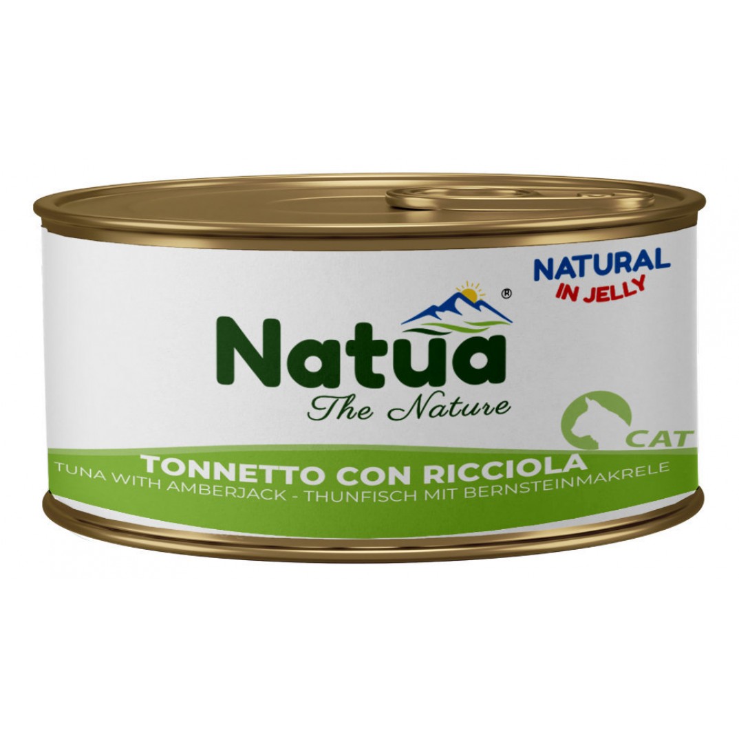 Natua natural jelly Tonijn met geelstaart makreel 85 gram