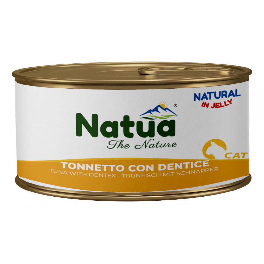 Natua natural jelly Tonijn met snapper baars 85 gram Natua natural jelly Tonijn met snapper baars 85 gram