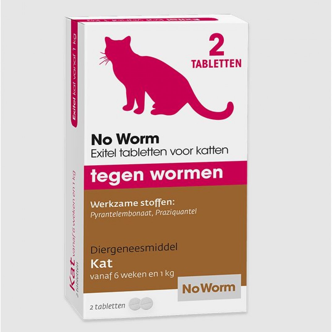 No Worm Exitel Kat 2 Tabletten