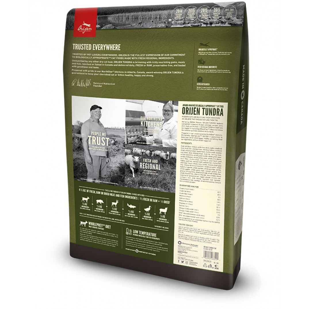 Orijen Cat WholePrey™ - Tundra 5.4kg