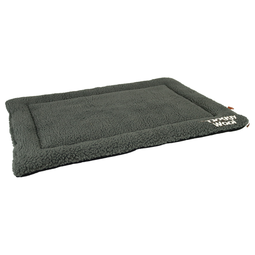 The Doggy Wool Blanket Grey Maat L 89x59