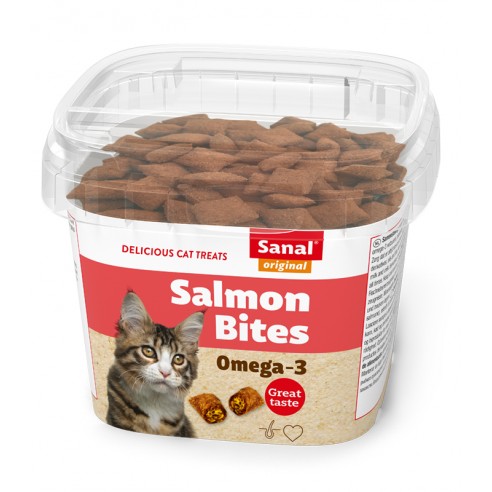 Sanal Salmon Bites Cup 75g