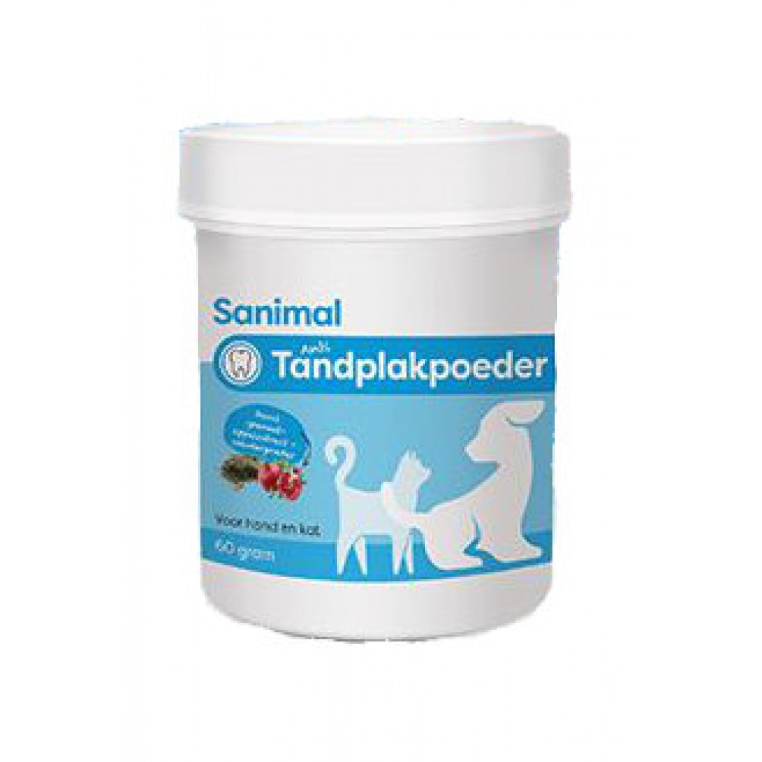 Sanimal Anti-Tandplakpoeder 60g Sanimal Anti-Tandplakpoeder 60g