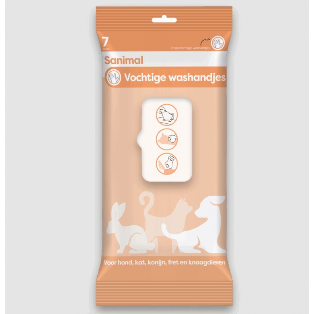 Sanimal Vochtige Washandjes