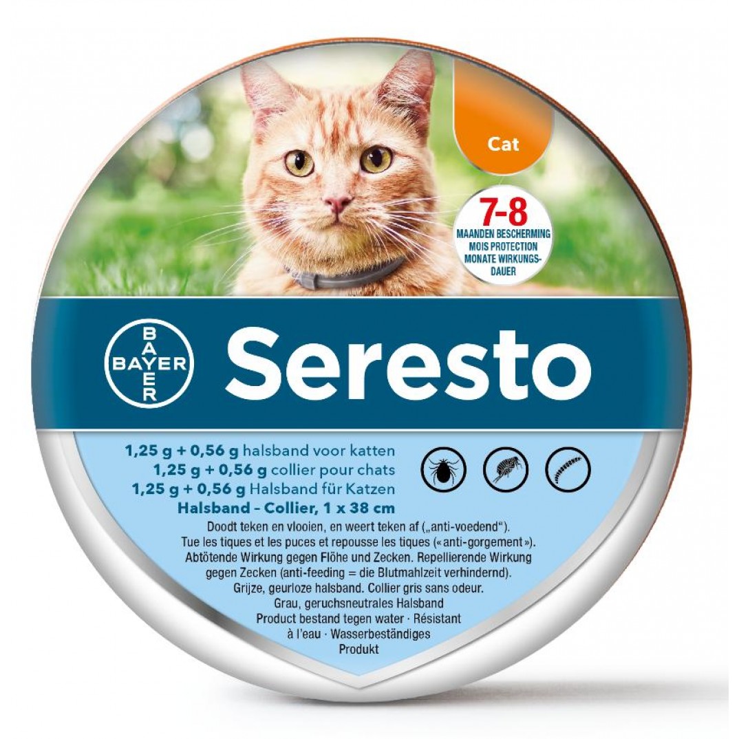 Seresto katten vlooien en teken band.  