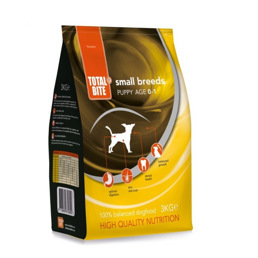 Total Bite puppy small en mini 3kg