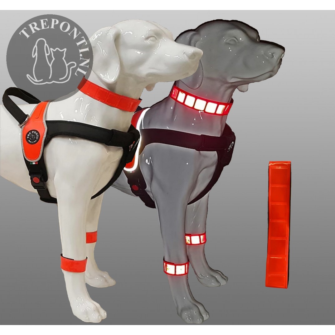 Tre ponti high visibility reflective banden set oranje Tre ponti high visibility reflective banden set oranje