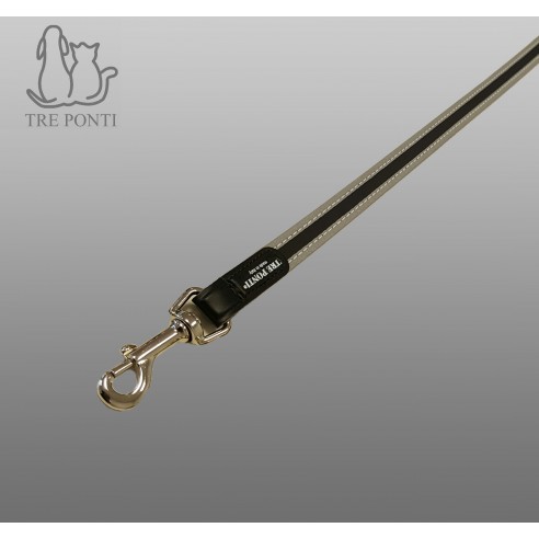 Tre Ponti looplijn - Fibbia reflective zwart