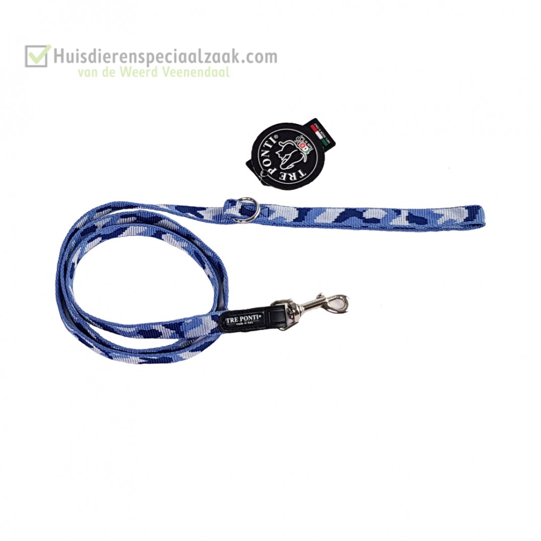 Tre Ponti looplijn nylon economic penny blauw