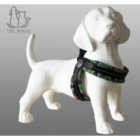 Tre Ponti Fibbia mesh special - camouflage groen