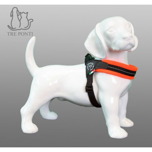 Tre ponti Fibbia Verstelbaar Mesh - Neon Oranje