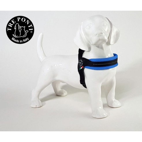 Tre Ponti Fibbia verstelbaar mesh - basic sky blue