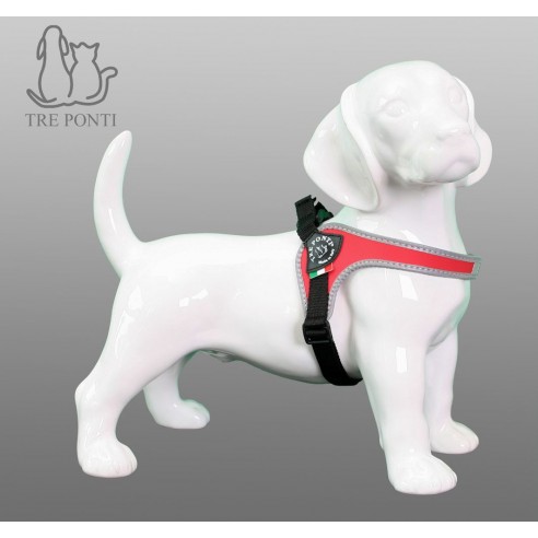 Tre Ponti Fibbia verstelbaar reflective - rood